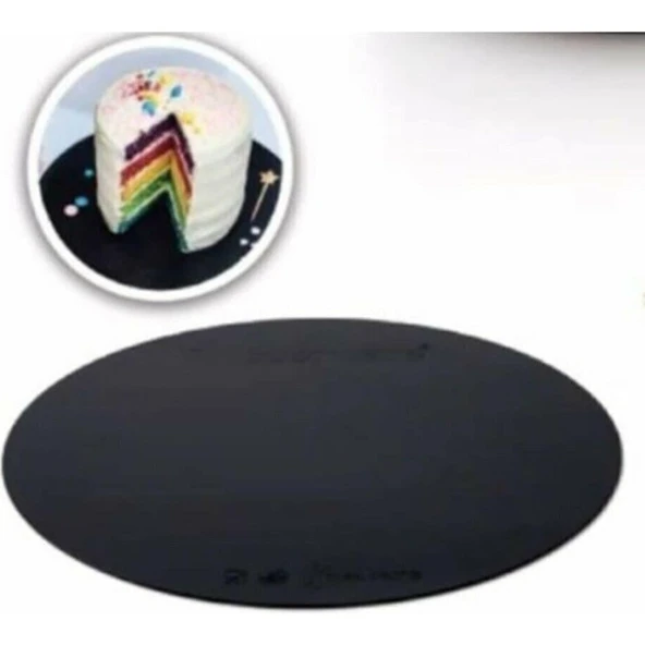 Tupperware Siyah Esnek Kesme Tahtası Yuvarlak ürün görseli 1