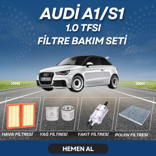 Audi a1 (8x1, 8xk) | a1 / s1 1.0 tfsi filtre seti ürün görseli 1
