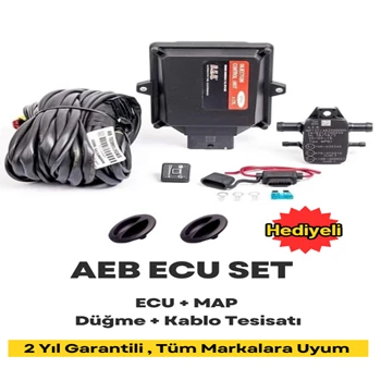 AEB Sıralı LPG ECU EKÜ MAP  Tesisat Anahtar Düğme Seti    Tüm Araçlara Uygun ürün görseli 1