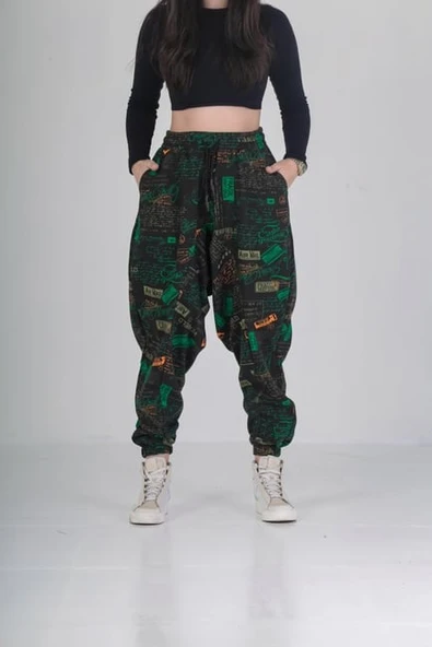 Mailbox Desenli Pileli Şalvar COC2033 ürün görseli 1