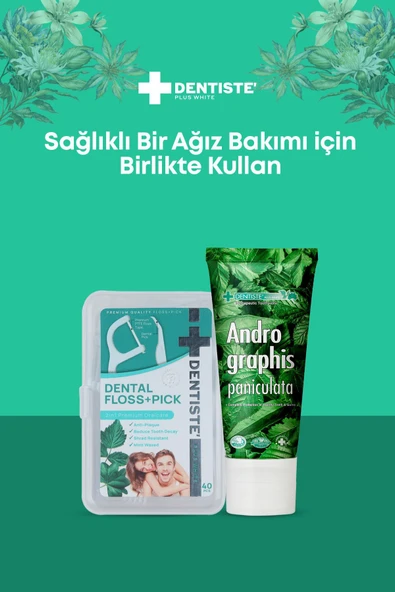 Dentiste Kürdanlı Diş Ipi 40'lı Paket - Resim 5