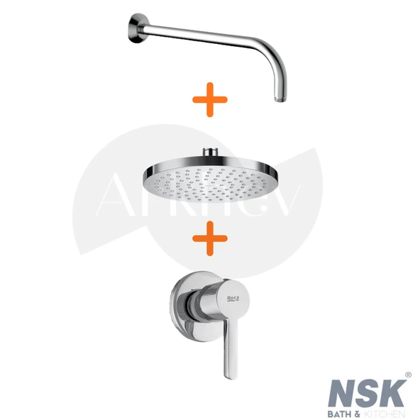 Roca Ankastre Duş Sistemi Paketi - Krom / İç Set Sıva Altı Grubu Dahil ARKHEV0004 ürün görseli