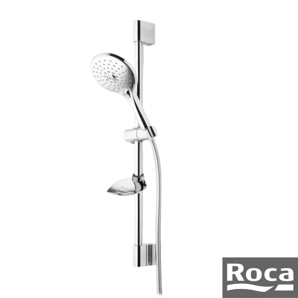 Roca Aurea Sürgülü Duş Takımı - 3 Fonksiyonlu / Krom A5B247CC0K ürün görseli