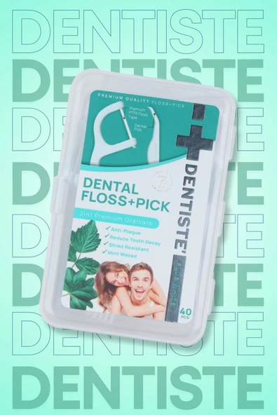 Dentiste Kürdanlı Diş Ipi 40'lı Paket - Resim 7