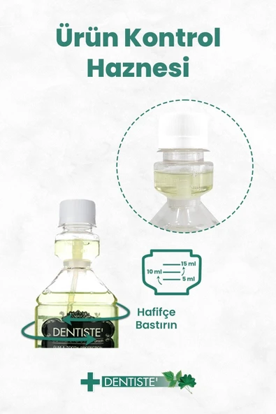 Dentiste Çinko Ve Cpc'li Ağız Gargarası 200ml - Resim 4