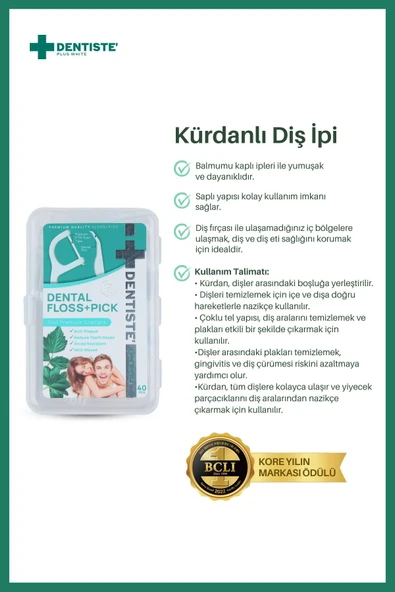 Dentiste Kürdanlı Diş Ipi 40'lı Paket - Resim 2