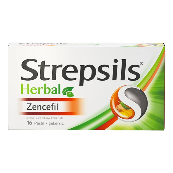 Herbal Zencefil İçerikli Pastil Takviye Edici Gıda 16 Adet ürün görseli