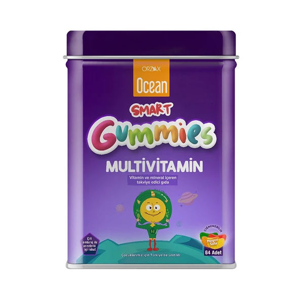 Smart Gumies Multivitamin Meyve Sulu Jel 64 Adet ürün görseli