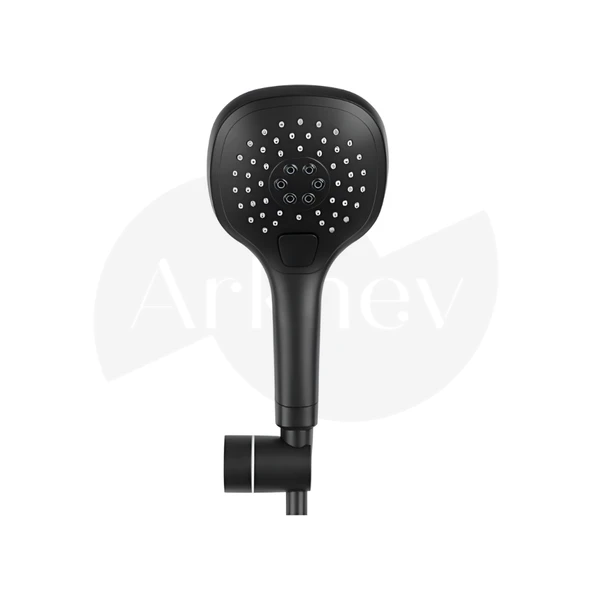 NSK Calma Square 3 Fonksiyonlu Mafsallı El Duş Takımı - Mat Siyah N2841729 ürün görseli