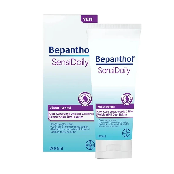 Bepanthol Sensi Daily Vücut Kremi 200 ml ürün görseli
