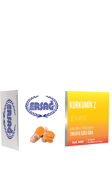 Ersağ Kurkumin Z - Jel Kapsül Takviye Edici Gıda (blister Ambalaj) Kurkumin ürün görseli