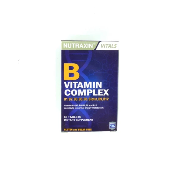 B Vitamin Complex Takviye Edici Gıda 60 Tablet ürün görseli