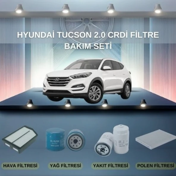 Hyundai Tucson 2.0 Crdi Filtre Bakım Seti ürün görseli 1