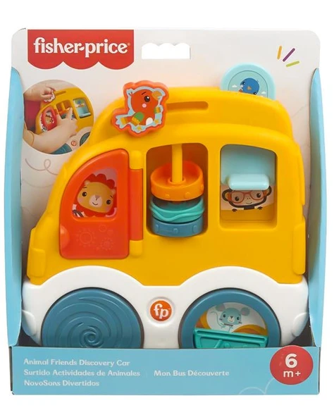 Fisher Price Hayvan Dostları Keşif Arabası HXK33 ürün görseli 1
