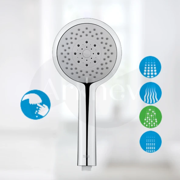 Roca Sensum Round 4 Fonksiyonlu El Duşu - Krom A5B1107C00 ürün görseli