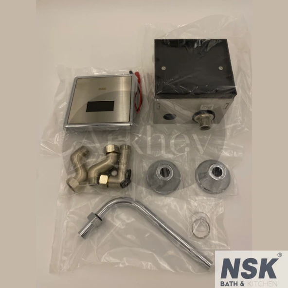 NSK Hybrid Fotoselli Pisuvar Yıkama Sistemi - Paslanmaz+Krom / Elektrikli N2019802 - Resim 3