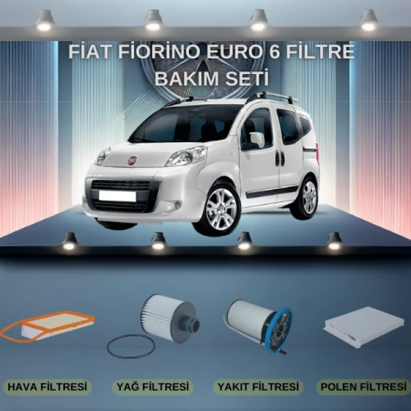 Fiat fiorino euro 6 filtre bakım seti ürün görseli 1