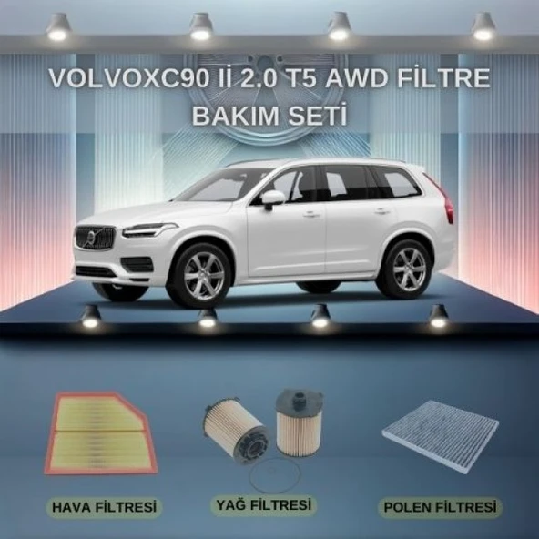 Volvo Xc90 Ii 2.0 T5 Awd Filtre Bakım Seti ürün görseli 1