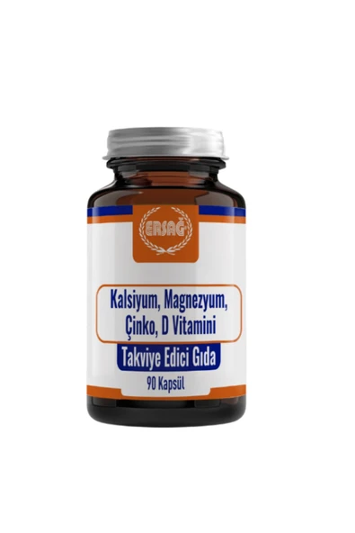 Ersağ KALSİYUM,MAGNEZYUM, ÇİNKO, D VİTAMİNİ ürün görseli