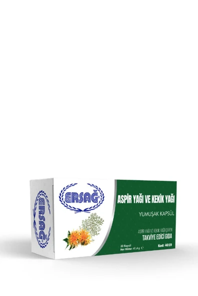 Ersağ Aspir Yağı Ve Kekik Yağı Kapsül ürün görseli