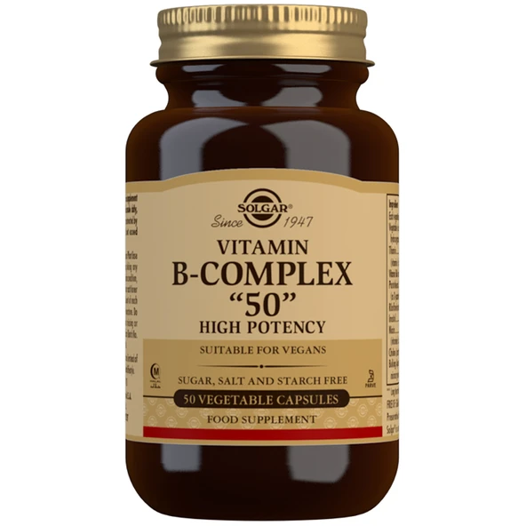 Vitamin B- Complex-50 Takviye Edici Gıda 50 Kapsül ürün görseli