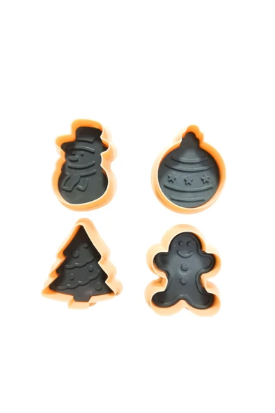 Yılbaşı Desenli Basmalı Adam Çam Ağacı Kurabiye Kalıbı Şekilli Yeni Yıl Hamur Kesici Aparat - Resim 4