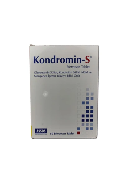 Kondromin-S Msm Ve Mineraller İçeren Takviye Edici Gıda 60 Efervesan Tablet ürün görseli