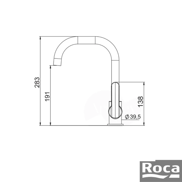 Roca Estreia Eviye Bataryası - Krom A5A8A7EC0K - Resim 2