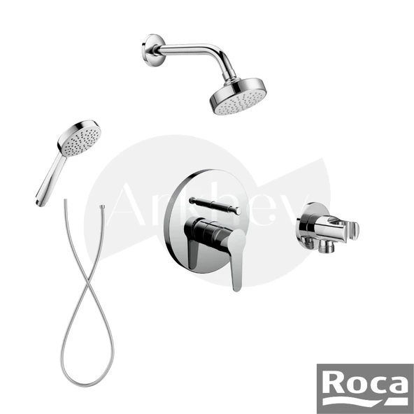 Roca Ankastre Banyo Duş Sistemi - Krom / İç Set Sıva Altı Grubu Dahil ARKHEV0024 ürün görseli