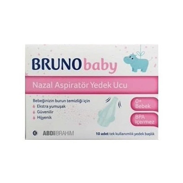 Bruno Baby Nazal Aspiratör Yedek Uç 10'lu ürün görseli
