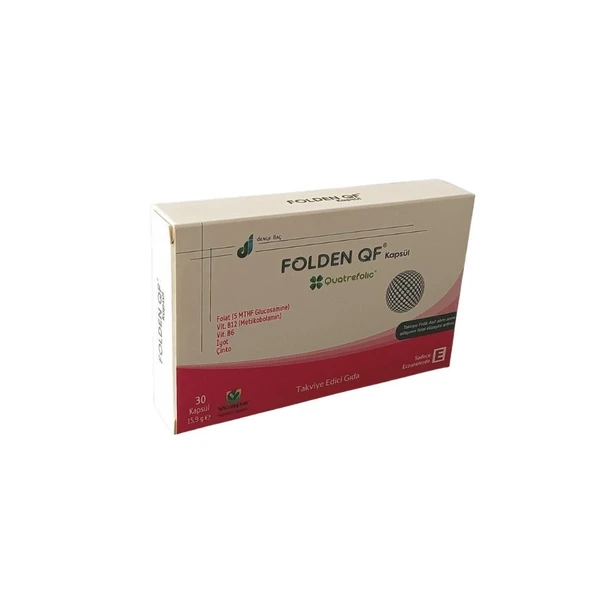 Folden QF Multivitamin Ve Multimineral Takviye Edici Gıda 30 Kapsül ürün görseli