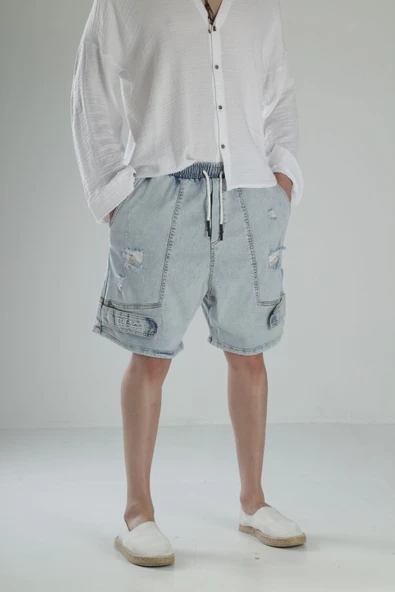 Premium Kalite Kot Şort COC1923 - Resim 3