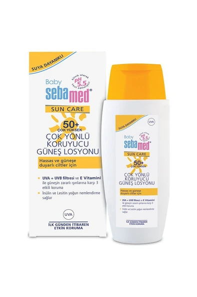 Bebek Güneş Losyonu 50+ Faktör 150 Ml ürün görseli