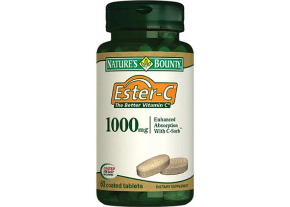 Ester-C 1000mg C Vitamini İçeren Takviye Edici Gıda 60 Tablet ürün görseli
