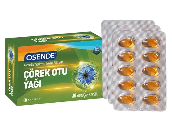 Osende Çörek Otu Yağı 30 Yumuşak Kapsül ürün görseli