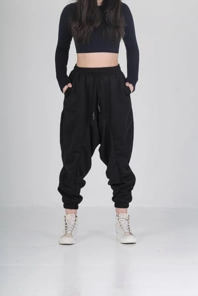 Siyah Spor Şalvar COC1989 ürün görseli 1