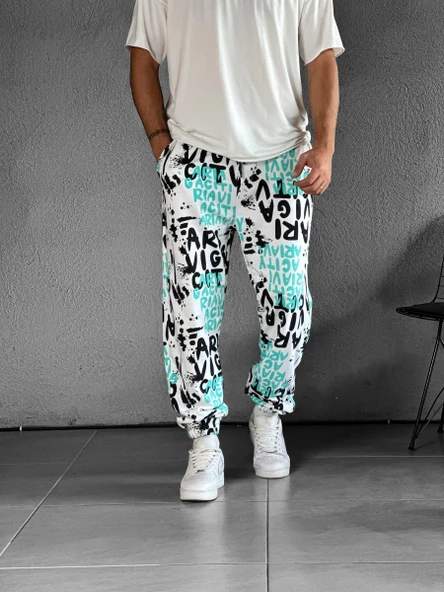 Turkuaz Grafiti Jogger COC1815 ürün görseli