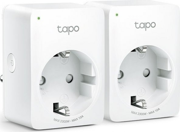 TP-Link Tapo P100 Akıllı Mini Wi-Fi Soketi (2’li Paket )