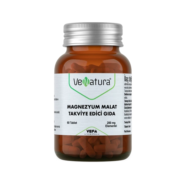Magnezyum Malat Takviye Edici Gıda 60 Tablet ürün görseli