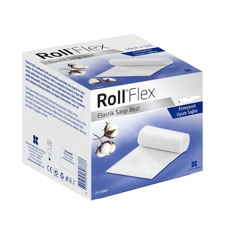Roll Flex Pamuklu Hidrofil Sargı Bezi 10CM X 50M ürün görseli