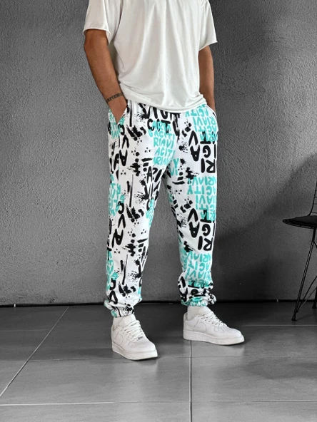 Turkuaz Grafiti Jogger COC1815 - Resim 3