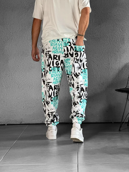 Turkuaz Grafiti Jogger COC1815 - Resim 4