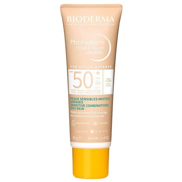 Bioderma Photoderm Cover Touch Mineral Spf50+ 40 gr - Very Light ürün görseli