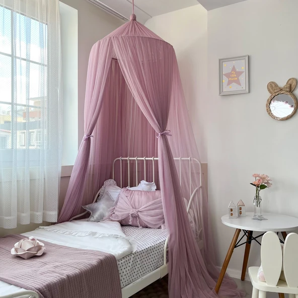 Pamuka Tül Cibinlik Plus Dusty Lilac - Resim 2