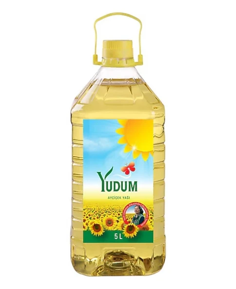 Yudum Ayçiçek Yağı 5 Litre Pet (Hafif ve Lezzetli) ürün görseli