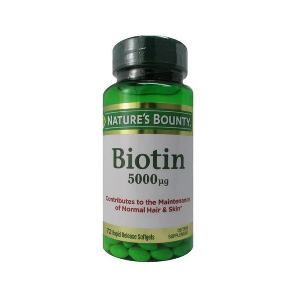 Biotin 5000 mcg 72 Kapsül ürün görseli