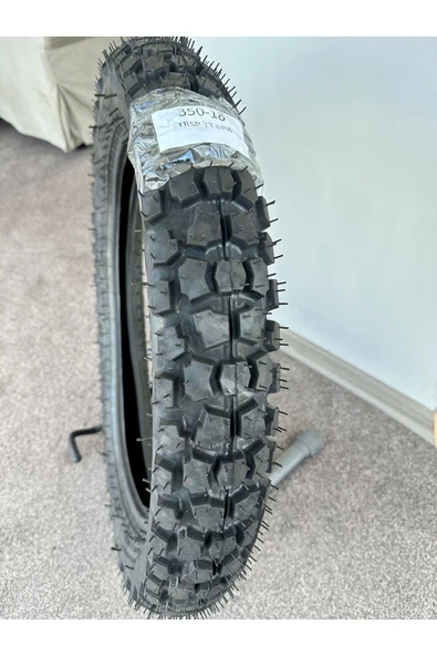 IRAN YASA TIRE&RUBBER Motor Lastik 350-18 TT(İç Lastikli tip,) OFFROAD lastiğİ - Resim 3