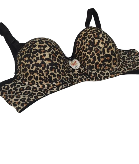 Tektaş Leopar Desenli Desteksiz Sütyen 85 BEDEN - Resim 2