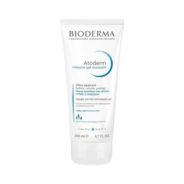 Atoderm Intensive Foaming Gel Atopiye Eğilimli Ciltler İçin Zengin İçerikli Temizleyici Jel 200ml ürün görseli