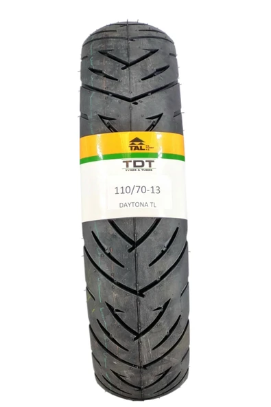 TDT TYRES 110/70-13 TL (TUBELESS - DUBLEKS) MOTOSİKLET LASTİĞİ - Resim 2
